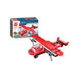 Bloco de Montar Avião de Bombeiro Combat Zones Super Bombeiro Keepplay