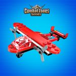 Bloco de Montar Avião de Bombeiro Combat Zones Super Bombeiro Keepplay