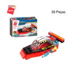 Bloco de Montar Lancha de Bombeiro Combat Zones Super Bombeiro Keepplay