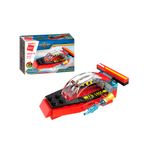 Bloco de Montar Lancha de Bombeiro Combat Zones Super Bombeiro Keepplay
