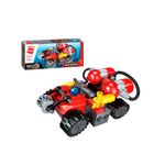 Bloco de Montar Carro Motosserra de Bombeiro The Legend of Chariot Keepplay