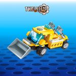 Bloco de Montar Pá-Carregadeira The Legend of Chariot Super Construção Keepplay