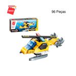 Bloco de Montar Helicóptero The Legend of Chariot Super Construção Keepplay