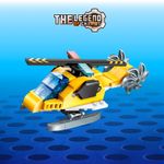 Bloco de Montar Helicóptero The Legend of Chariot Super Construção Keepplay