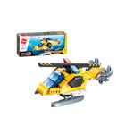 Bloco de Montar Helicóptero The Legend of Chariot Super Construção Keepplay