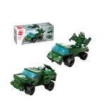 Bloco de Montar Caminhão Radar Combo Trans Militar Keepplay