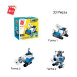 Bloco de Montar Veículo Lunar Combo Transportes Expedição Keepplay