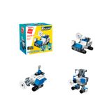 Bloco de Montar Veículo Lunar Combo Transportes Expedição Keepplay