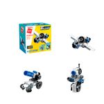 Bloco de Montar Satélite Combo Transportes Expedição Keepplay