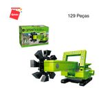 Bloco de Montar Set Veículos Pesados Trans Collector Keepplay