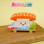 Bloco de Montar Niguiri Build & Fun Comidinhas de Restaurante Qman