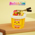 Bloco de Montar Macarrão Instantâneo Build & Fun Comidinhas de Restaurante Qman