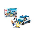 Bloco de Montar Carro de Patrulha Mine City Keepplay