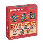 Bloco de Montar Caixa Mágica Hello Kitty e Amigos Keepplay