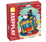 Bloco de Montar Caixa Mágica Hello Kitty e Amigos Keepplay