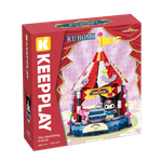 Bloco de Montar Amiga Mágica Kuromi Hello Kitty e Amigos Keepplay