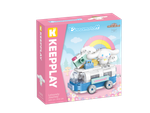 Bloco de Montar Viagem de Lazer Cinnamoroll Hello Kitty e Amigos Keepplay