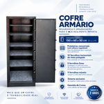 Cofre Armário Mecânico 150x60x50