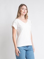 BLUSA MALHA MANGA TULIPA