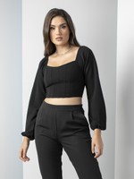 BLUSA CROPPED CORSET