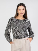 BLUSA MANGA LONGA ESTAMPADA