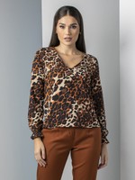 BLUSA ESTAMPADA DECOTE V