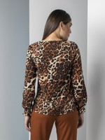 BLUSA ESTAMPADA DECOTE V