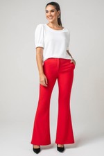 CALÇA FLARE DE ALFAIATARIA