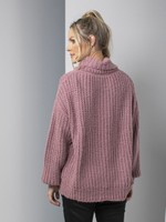 BLUSA AMPLA DE TRICOT TRANÇADA