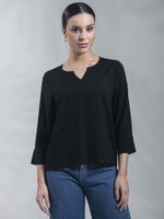 BLUSA MANGA 3/4 COM V