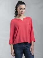 BLUSA MANGA 3/4 COM V