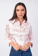 CAMISA ACETINADA JACQUARD POÁ