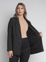 BLAZER OVERSIZED XADREZ BOLSO INTERNO