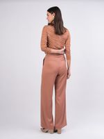 Calça Pantalona Pespontada
