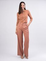 Calça Pantalona Pespontada