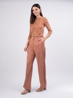 Calça Pantalona Pespontada