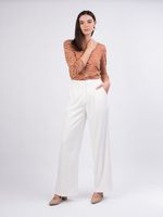 Calça Pantalona Pespontada