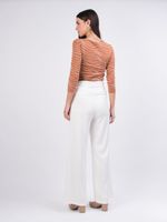 Calça Pantalona Pespontada