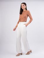 Calça Pantalona Pespontada