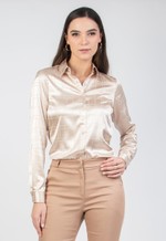 CAMISA ACETINADA JACQUARD