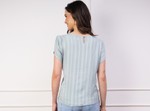 BLUSA TEXTURIZADA MANGA TULIPA