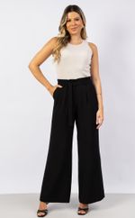 Calça Feminina Clochard em Viscose com Faixa