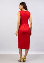 Vestido Regata Com Faixa Pespontada