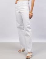 CALÇA RETA JEANS BRANCO