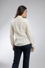 Camisa Feminina Comfy em Algodão com Bolso Frontal