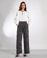 Blusa Social Com Botões Forrados