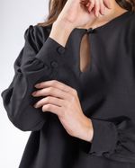 Blusa Social Com Botões Forrados