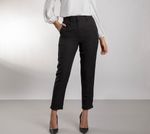 Calça Feminina Cintura Alta de Alfaiataria Stripes