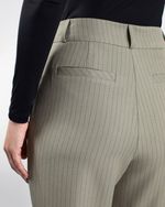 Calça Feminina Cintura Alta de Alfaiataria Stripes