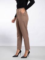 Calça Feminina Cintura Alta de Alfaiataria Stripes